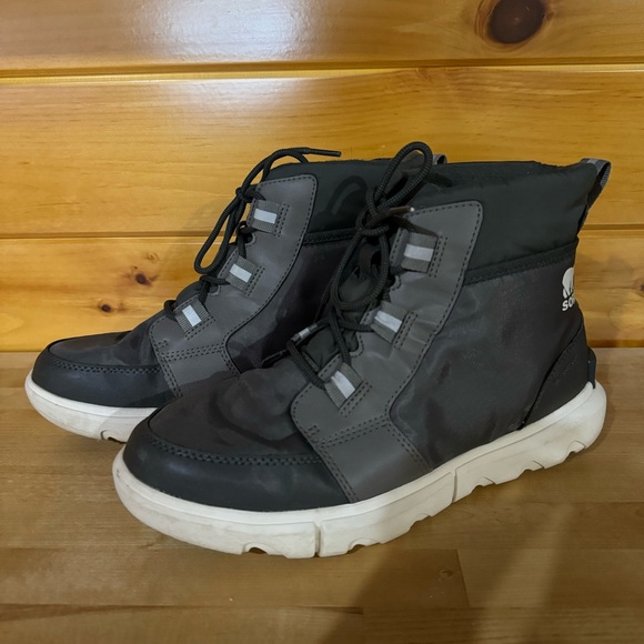 Sorel Explorer II Carnival Sport Waterproof Boots - Grey Women’s Size 9.5 - Picture 3 of 8